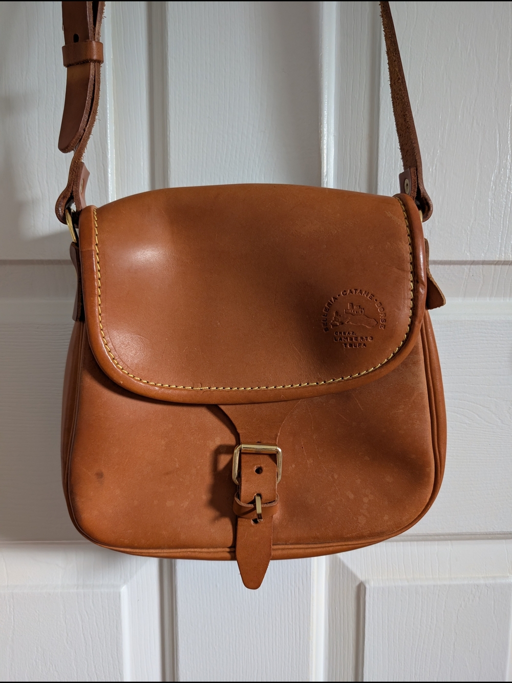 Selleria Bartolozzi Lamberto Women's Genuine Italian Leather Catana/Tolfa Bag